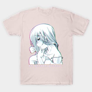 Be gentle please aesthetic shy anime waifu T-Shirt